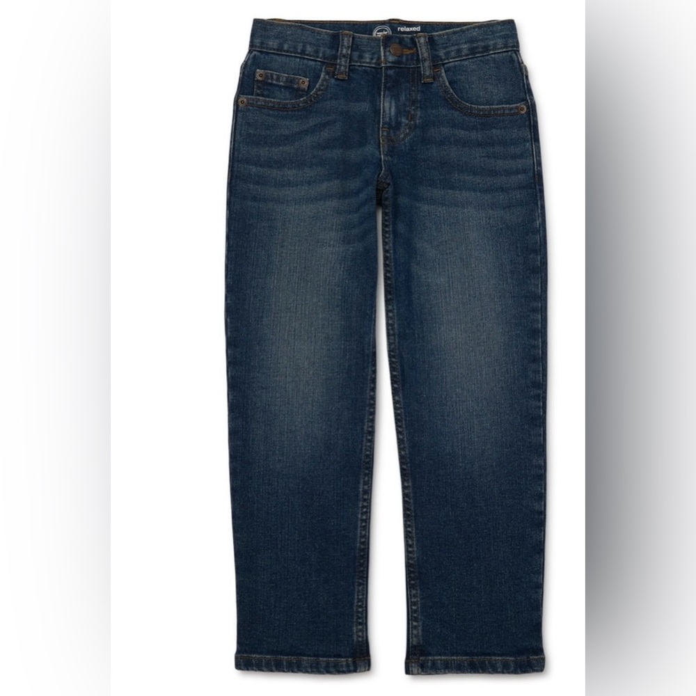 Wonder Nation kids Blue indigo Relaxed Stretch Denim